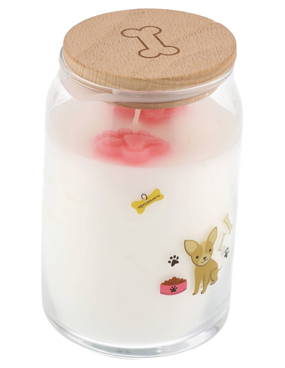 Vela con tapa Chihuahua aroma floral frutal 2
