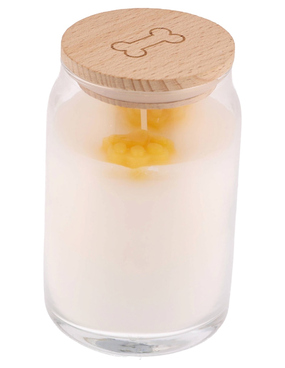 Vela con tapa Pomerania aroma floral frutal 2