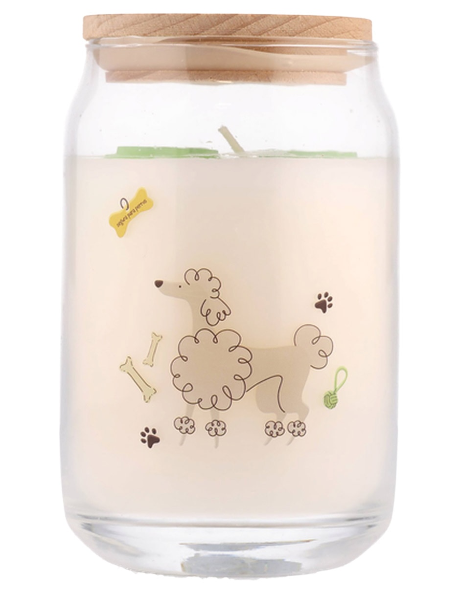 Vela con tapa Poodle aroma floral frutal