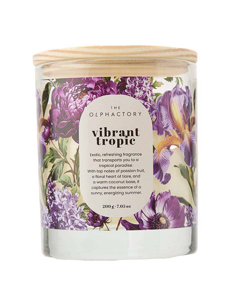 Vela aromática aroma tropical