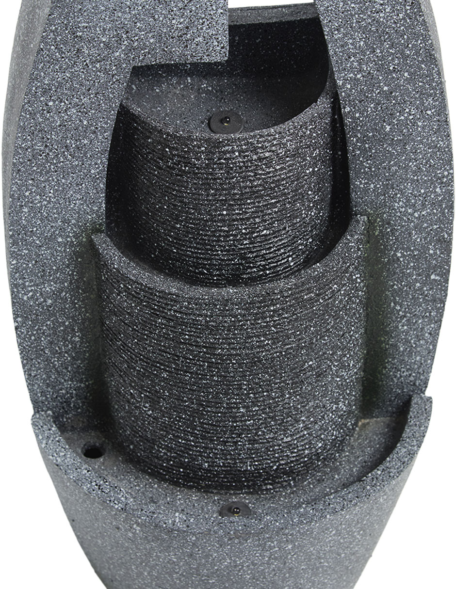 Fuente de agua con luz de poliresina 6