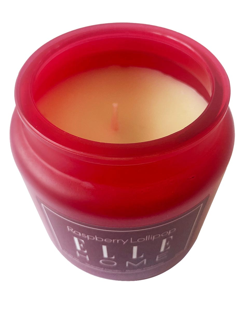 Vela con tapa 1 pieza aroma frambuesa 2