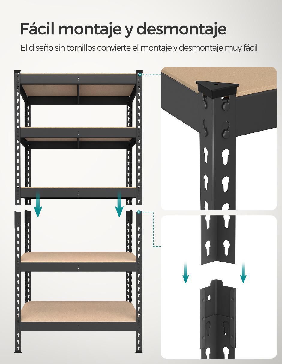 Archivero de acero Cozory 2