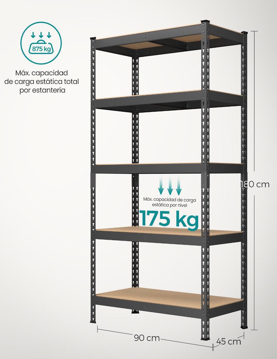 Archivero de MDF Cozory 4