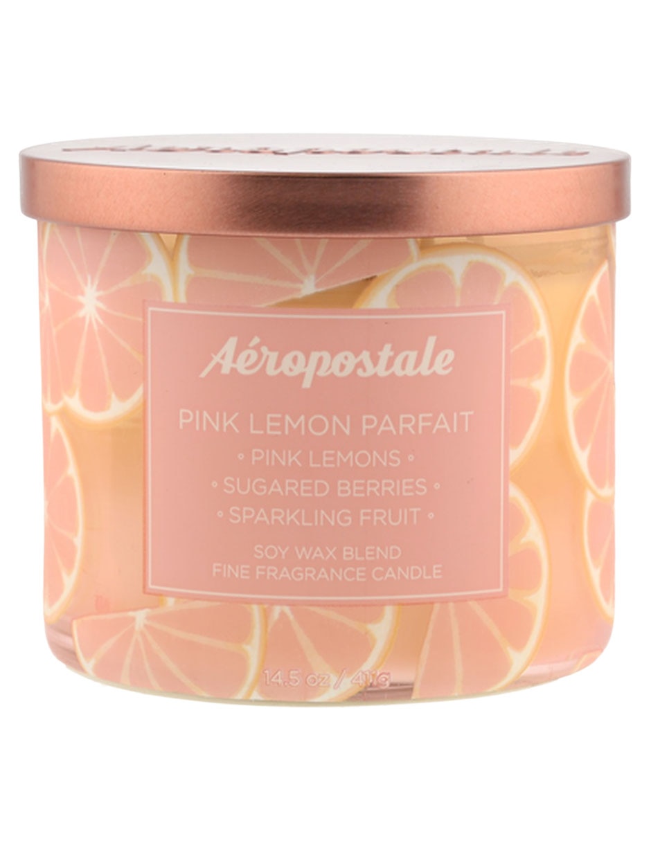 Vela aromática Pink Lemon Parfait aroma limón