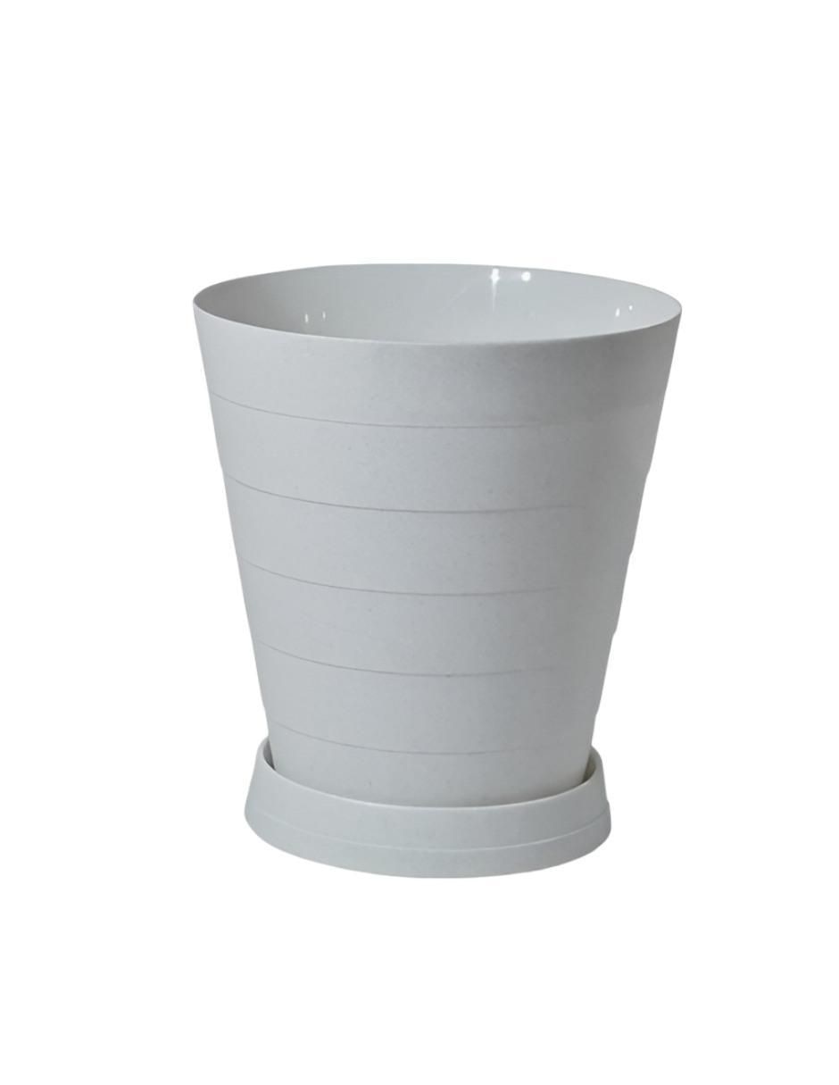 Set maceta de plástico con sistema automático de riego