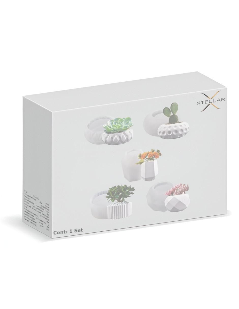 Set maceta de plástico 4