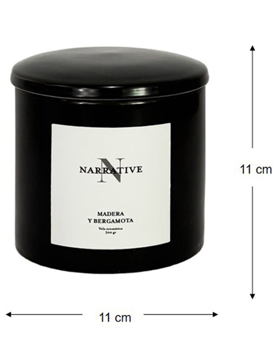 Vela con tapa aroma sándalo 5