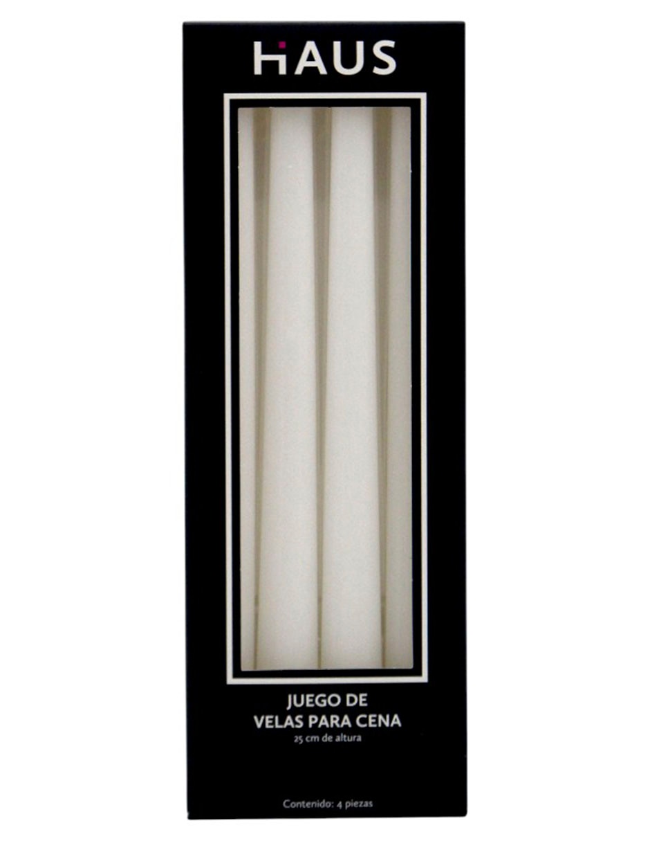 Set vela 4 piezas aroma vainilla