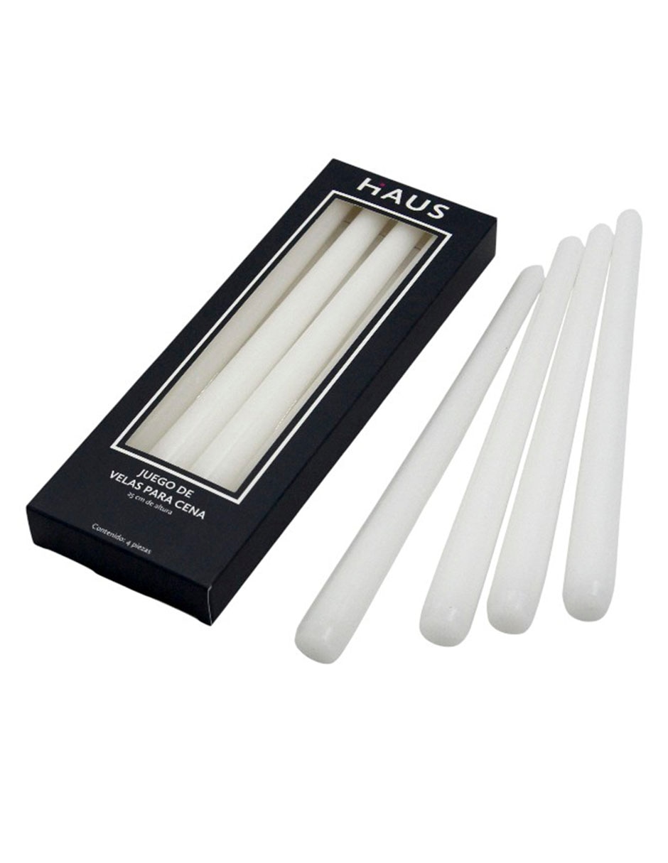 Set vela 4 piezas aroma vainilla 3