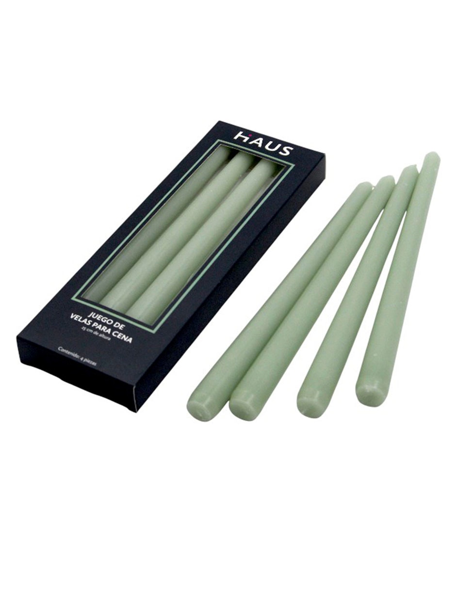 Set vela 4 piezas aroma vainilla 3