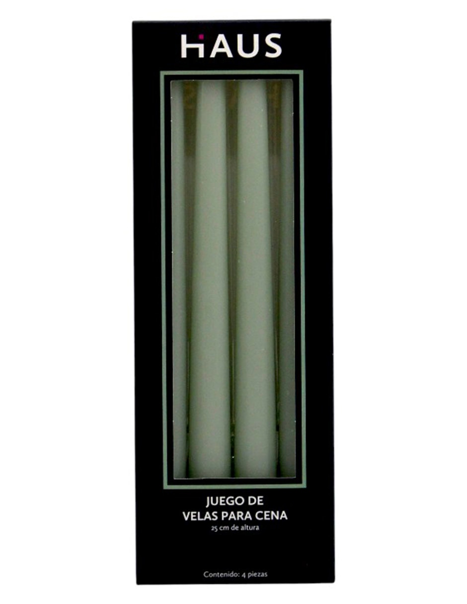 Set vela 4 piezas aroma vainilla 4