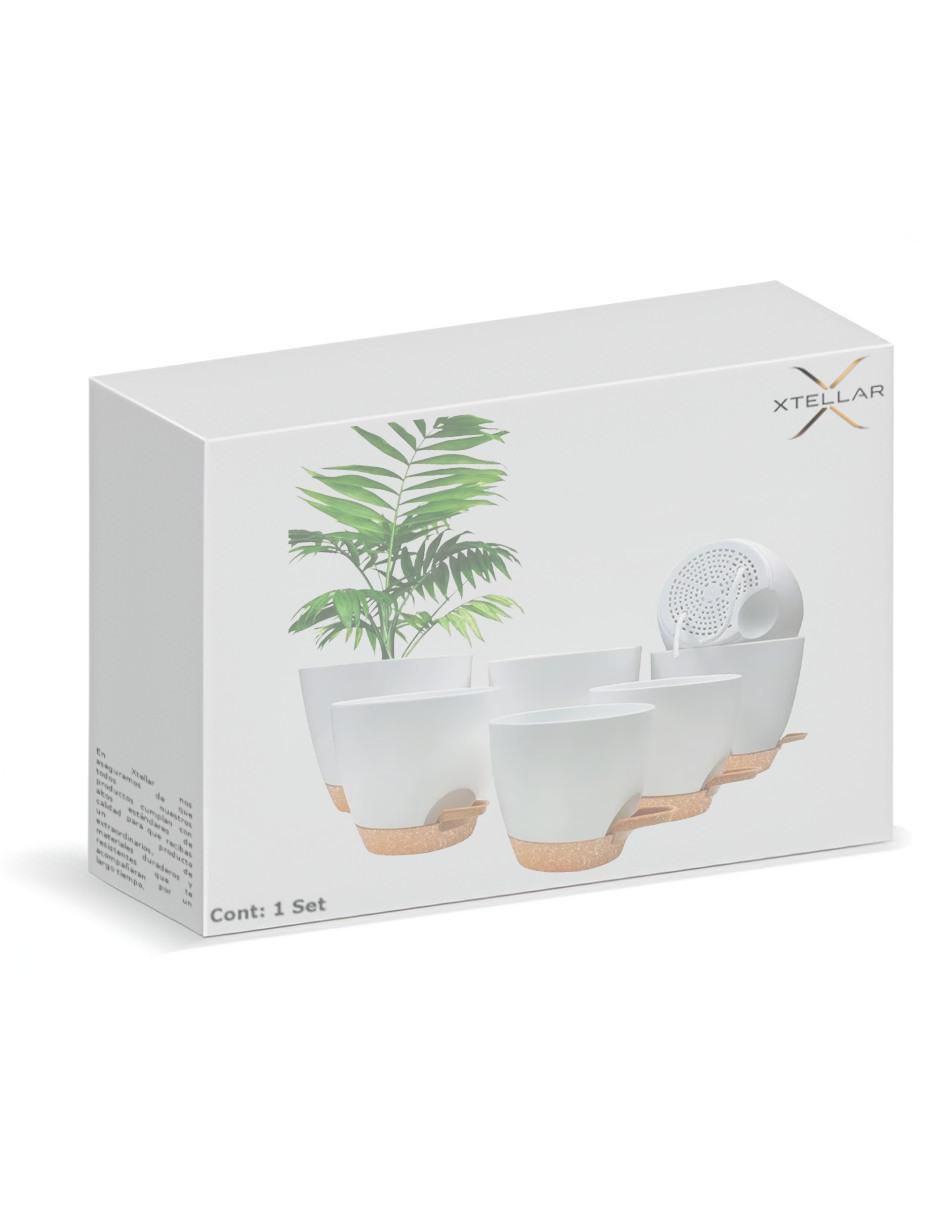 Set maceta de plástico 4