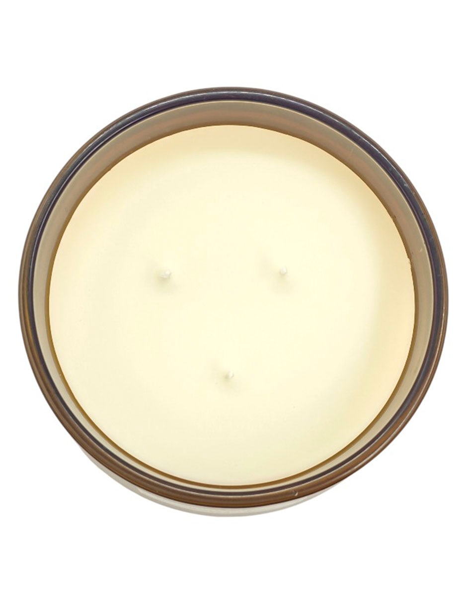 Vela aromática aroma almizcle blanco y vainilla 4