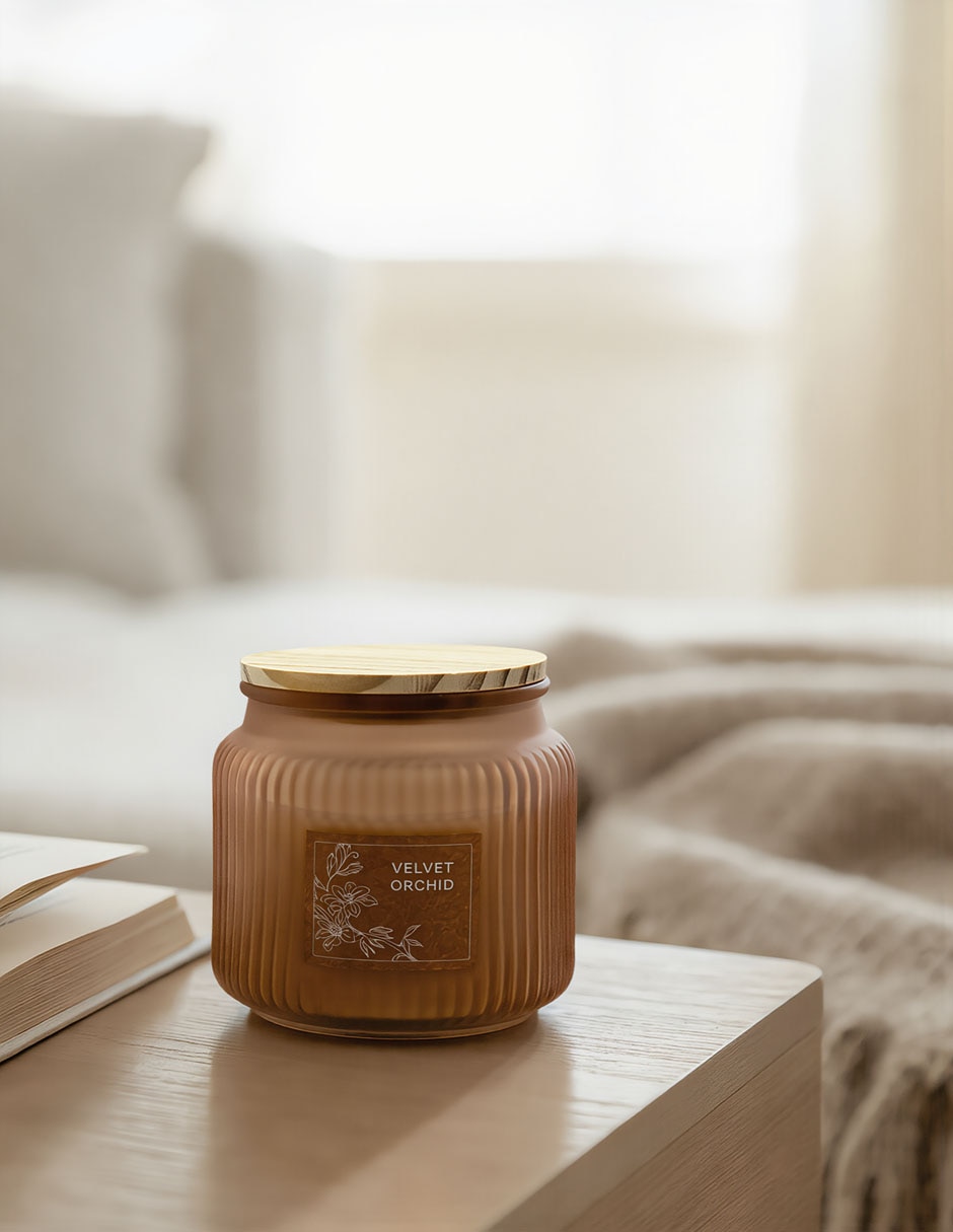 Vela aromática aroma orquídea 5