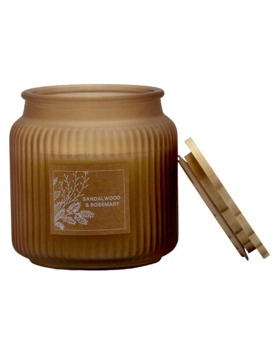 Vela aromática aroma sandalwood rose 2