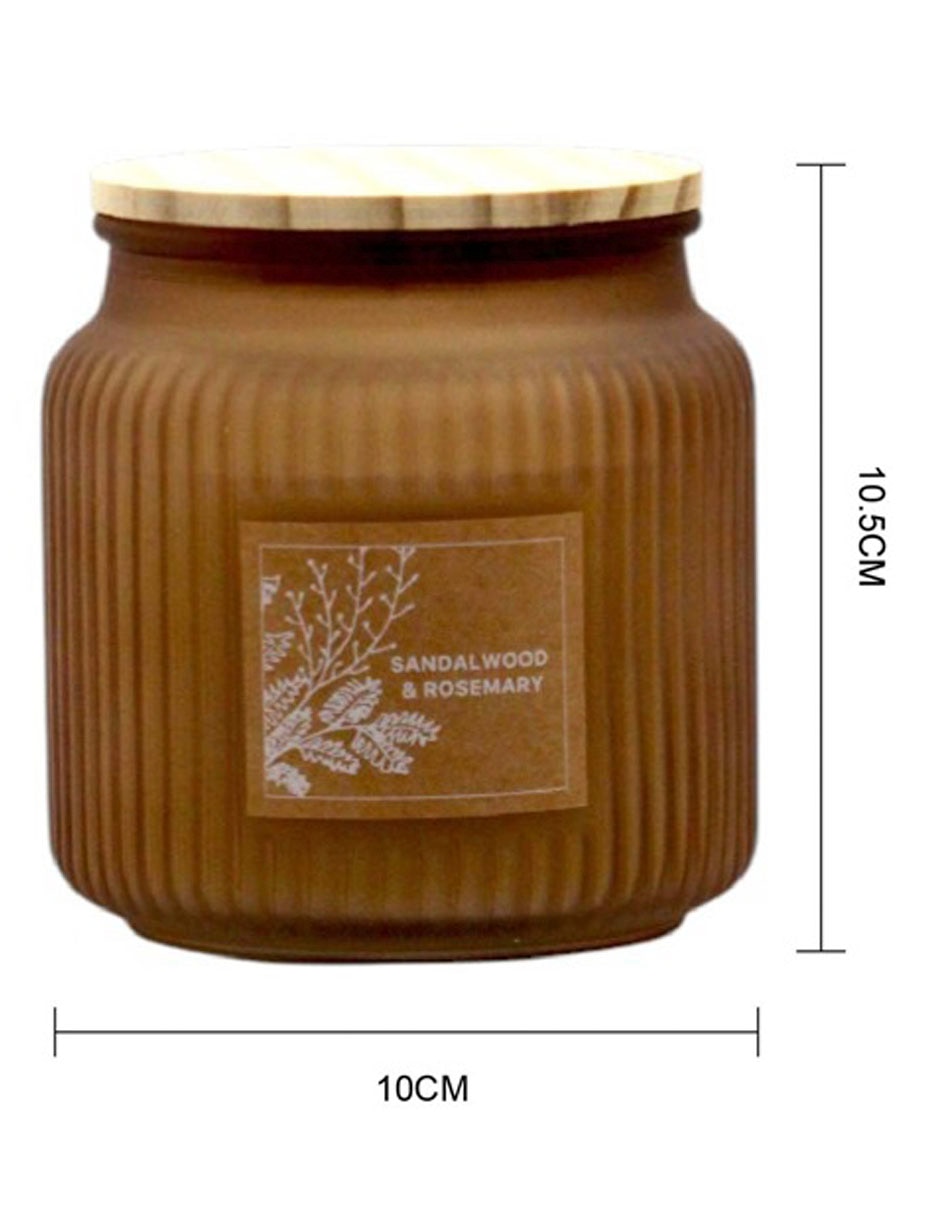 Vela aromática aroma sandalwood rose 6
