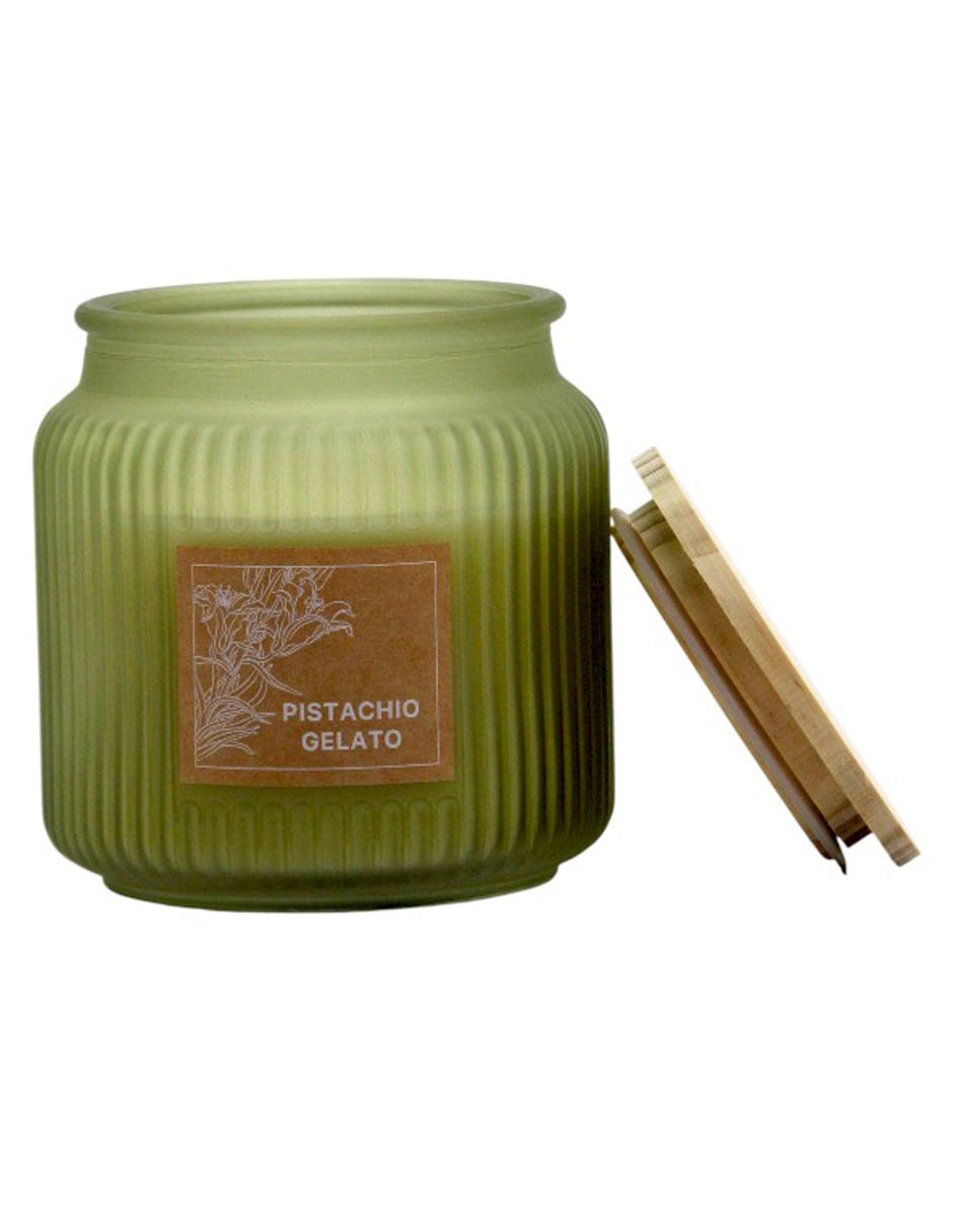 Vela con tapa aroma Pistacho Gelato 2