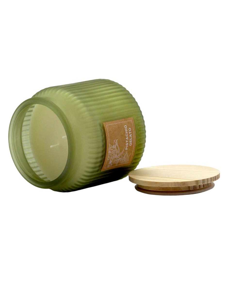 Vela con tapa aroma Pistacho Gelato 3