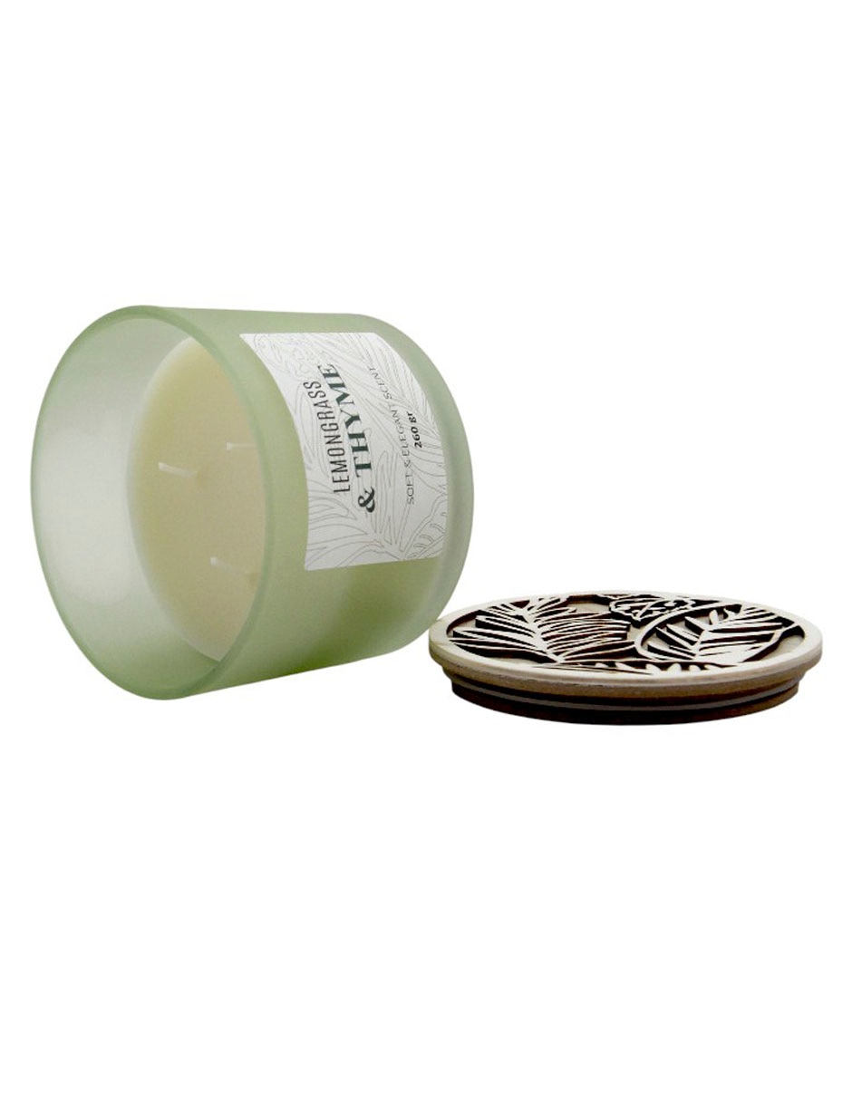 Vela con tapa aroma Lemon Lavander 3