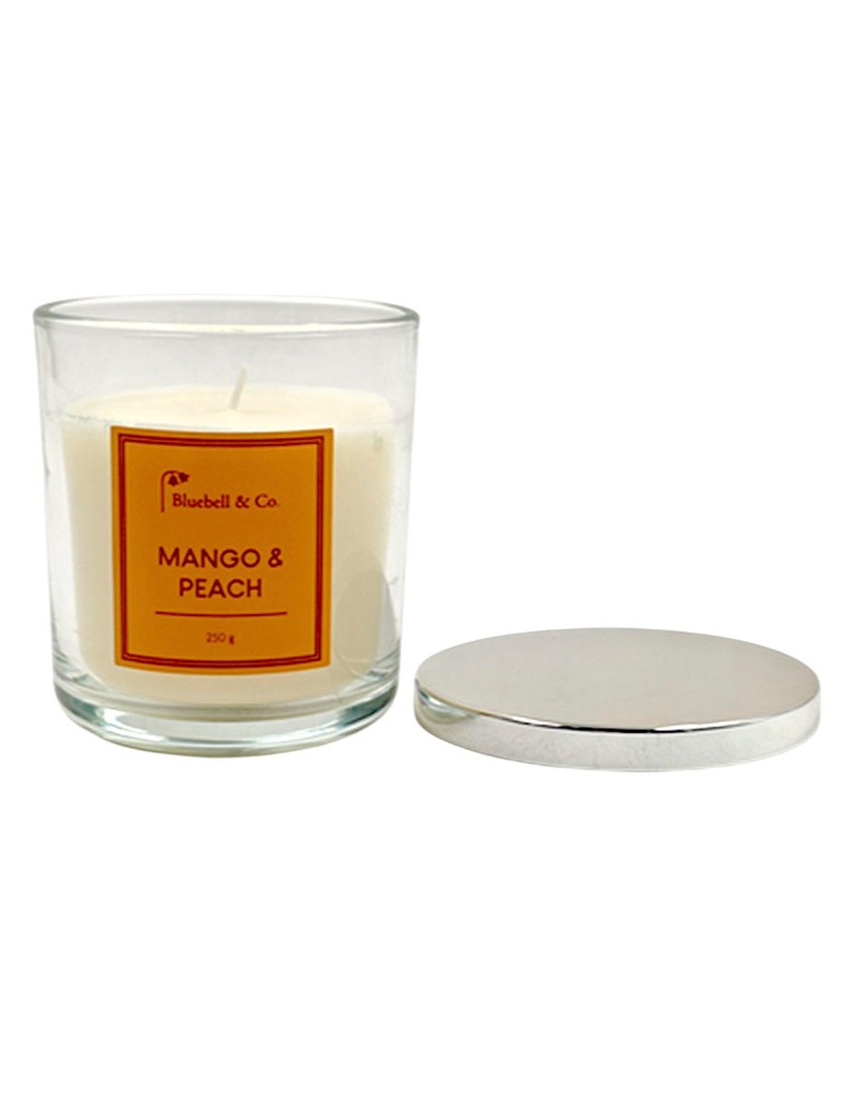 Vela aromática aroma mango y durazno 2