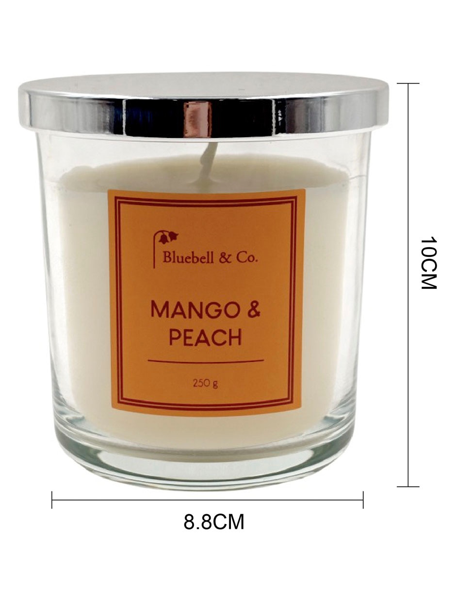 Vela aromática aroma mango y durazno 6