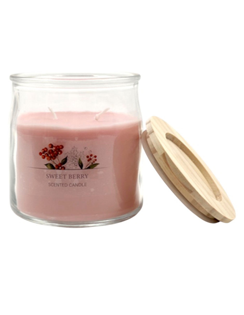 Vela jar aroma frutos rojos 2