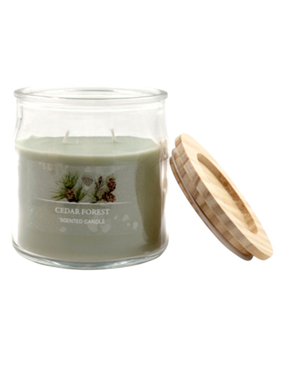 Vela jar aroma cedro 2