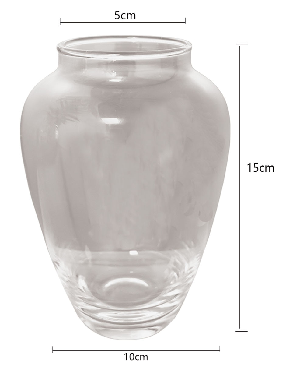 Florero de vidrio 4