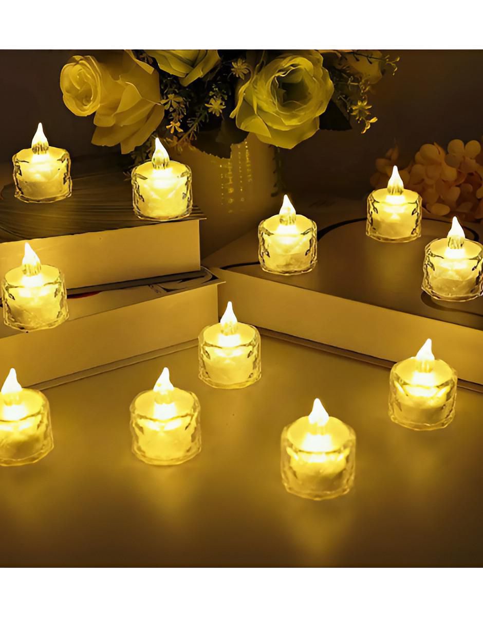 Set de vela LED de cilindro 2