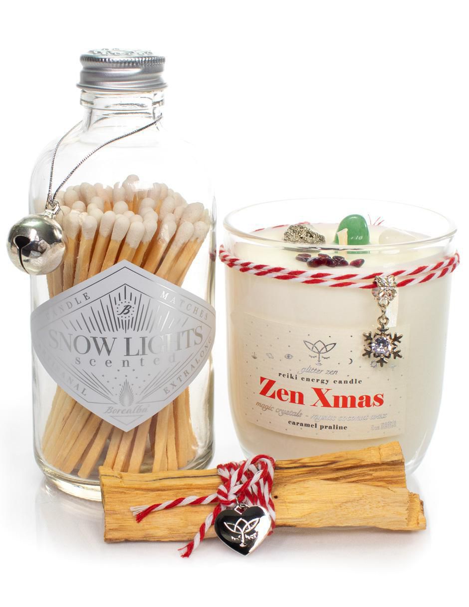 Kit de vela aromática bundles 3 piezas aroma caramelo