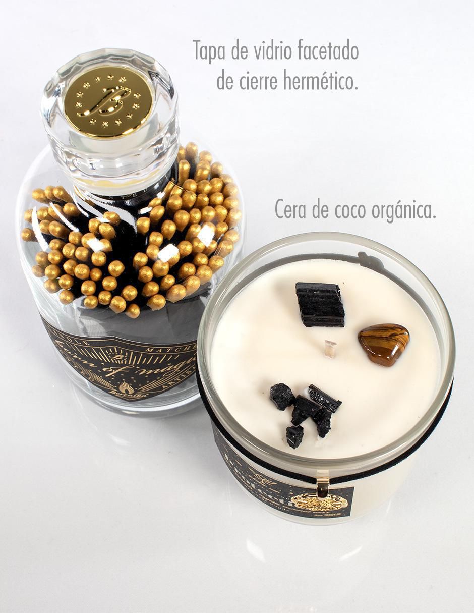 Kit de vela Mystic Bundles 3 piezas aroma maderas finas 3