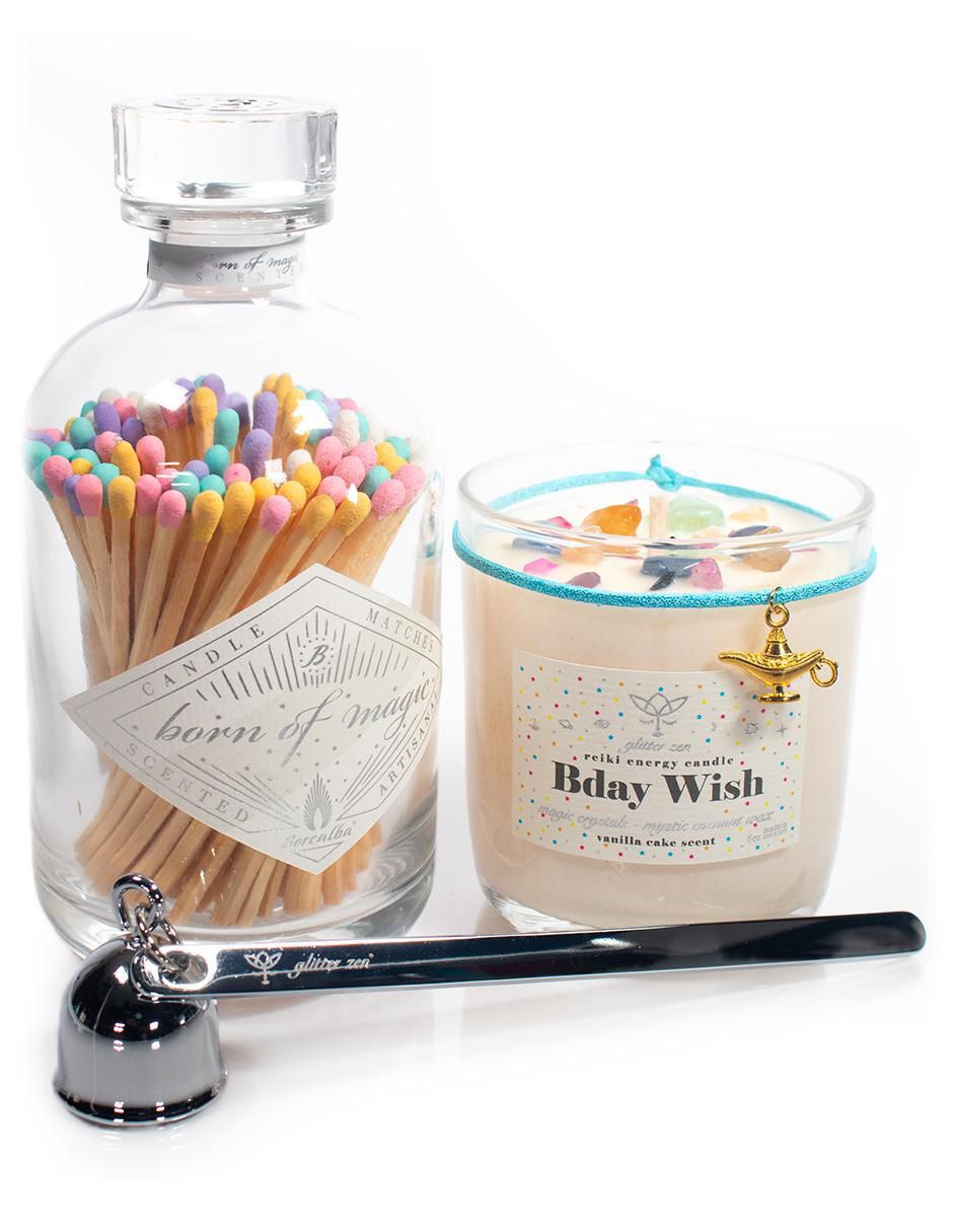 Kit de vela Mystic Bundles 3 piezas aroma vainilla