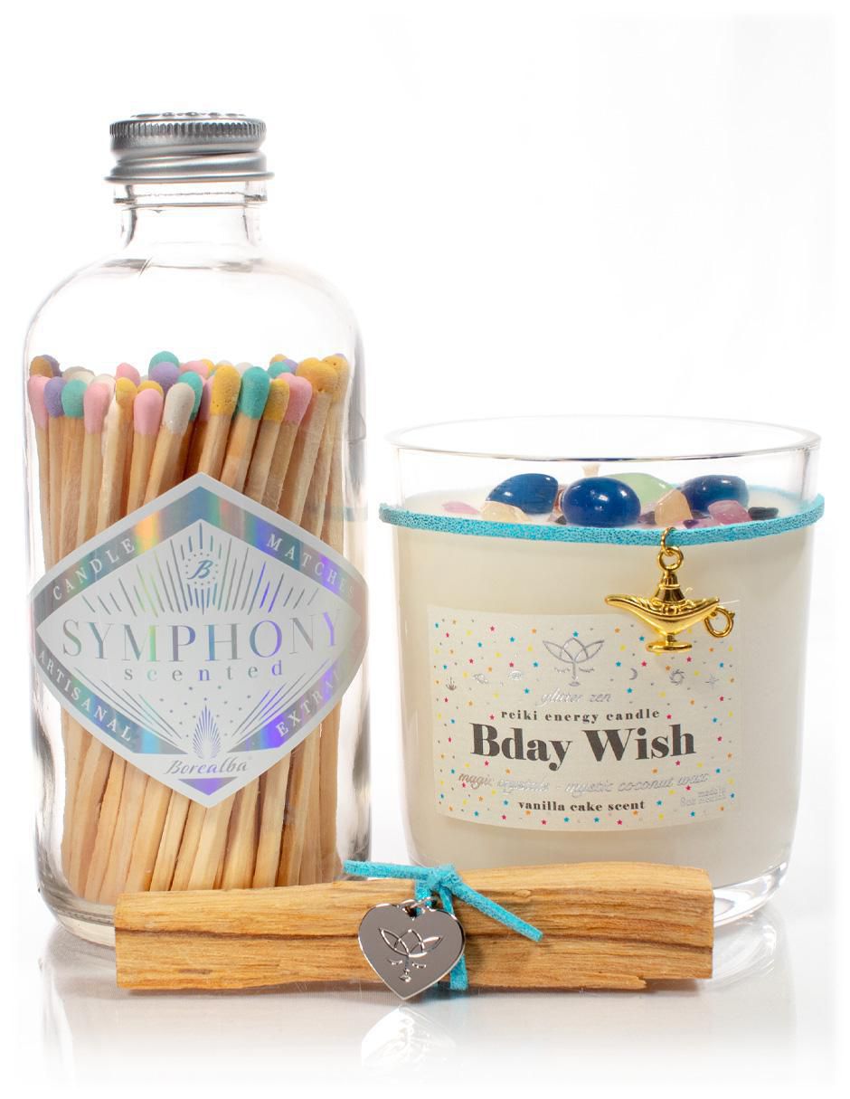 Kit de vela Mystic Bundles 3 piezas aroma vainilla