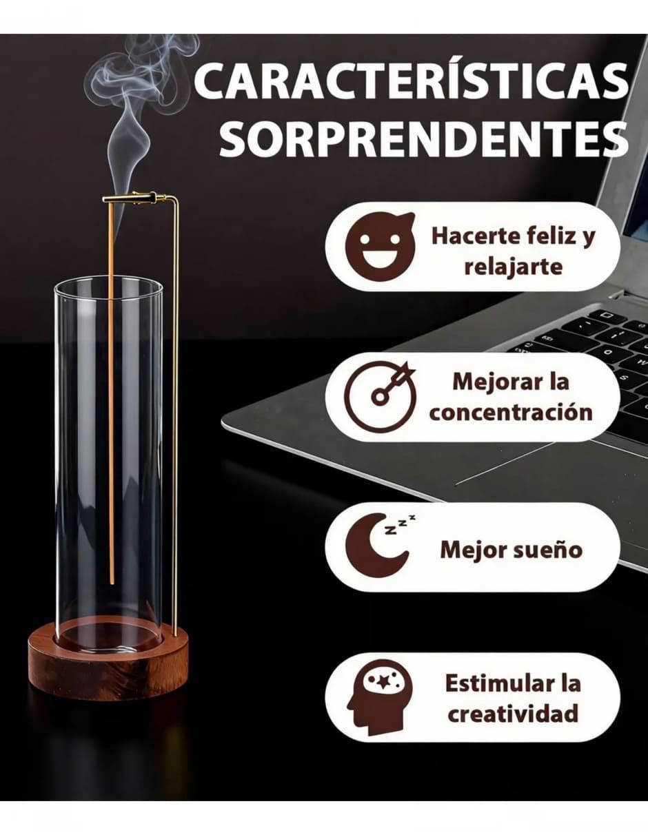Porta incienso de madera 2
